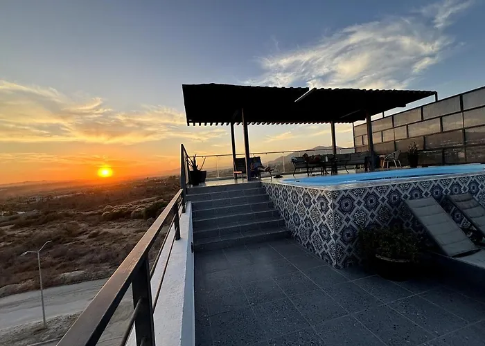 Sunset & Ocean View Beautiful Flat In Tezal -2 Br Cabo San Lucas