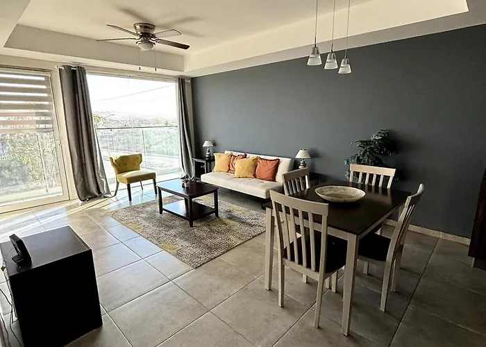 Sunset & Ocean View Beautiful Flat In Tezal -2 Br Apartment