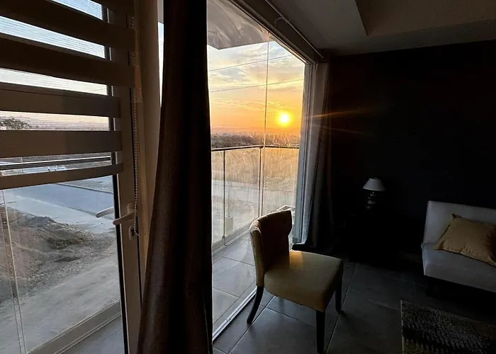 Sunset & Ocean View Beautiful Flat In Tezal -2 Br Apartment *