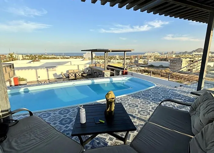 Sunset & Ocean View Beautiful Flat In Tezal -2 Br Apartment Cabo San Lucas