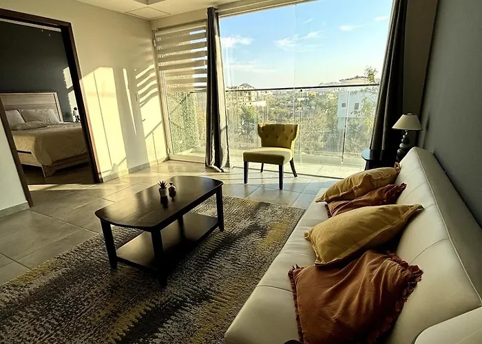 Sunset & Ocean View Beautiful Flat In Tezal -2 Br Apartment *